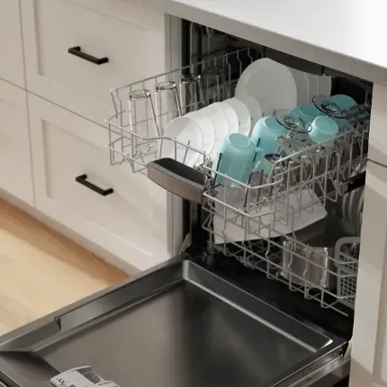 view of top rack dishwasher